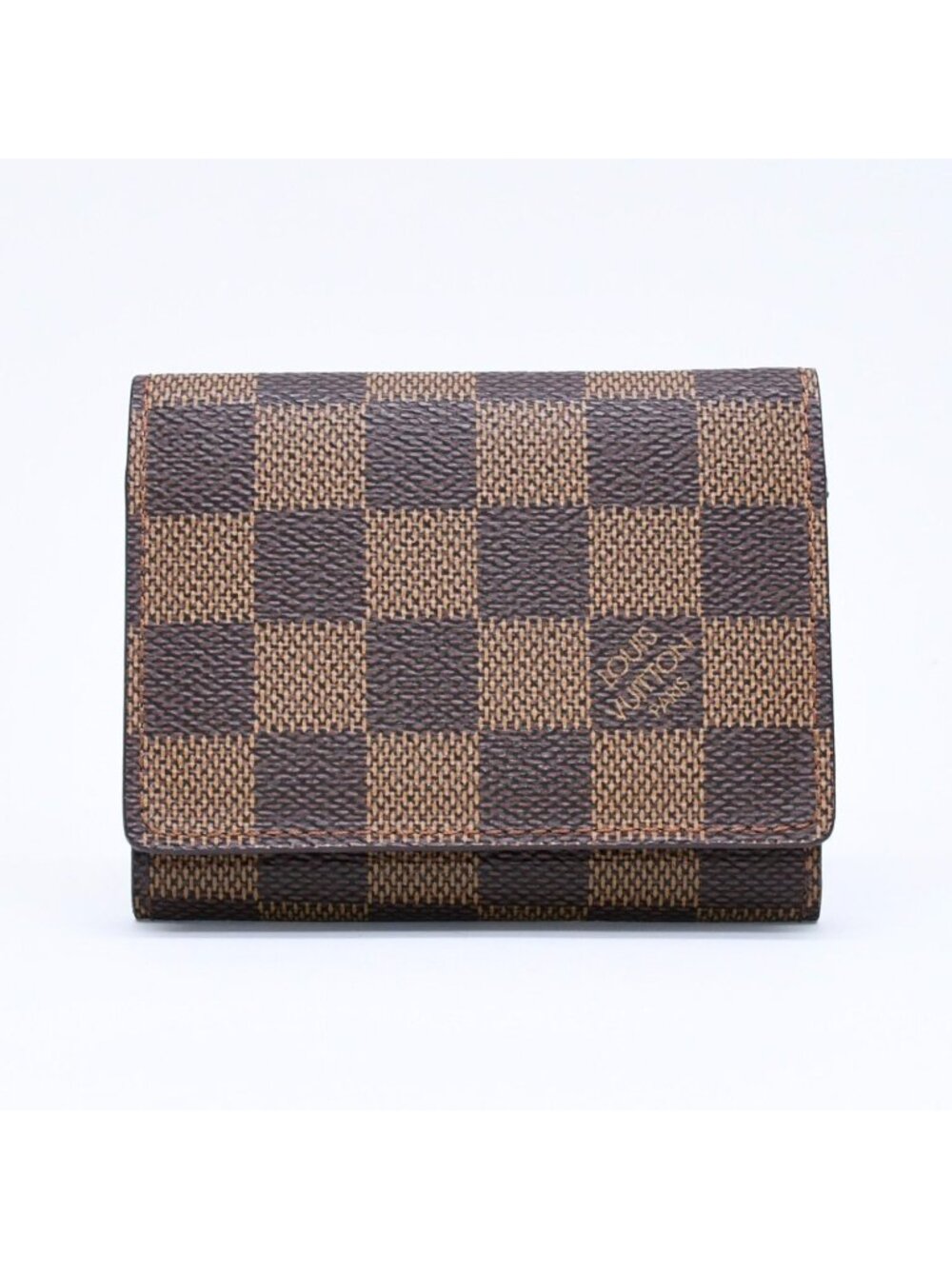 Louis Vuitton Card Case Business Envelope Holder Damier Canvas